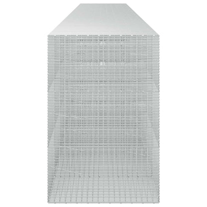 vidaXL Gabion with 3.5 mm Wire and 5x2.5 cm Mesh 1050x100x150 cm 4