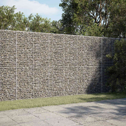 vidaXL Gabion with 3.5 mm Wire and 5x2.5 cm Mesh 250x100x200 cm 1