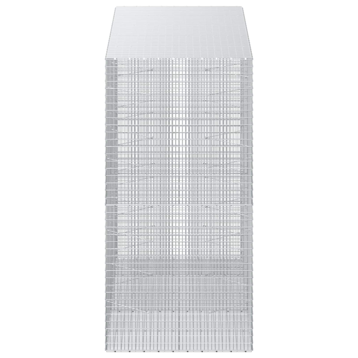 vidaXL Gabion with 3.5 mm Wire and 5x2.5 cm Mesh 250x100x200 cm 4