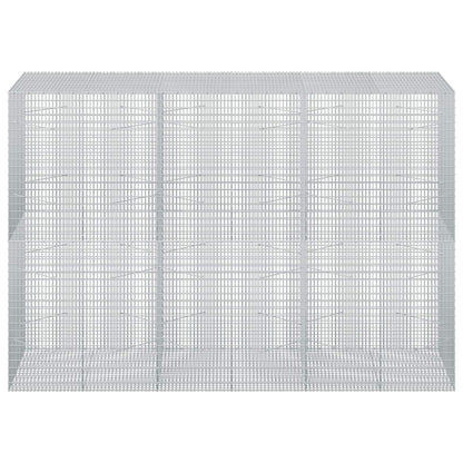vidaXL Gabion with 3.5 mm Wire and 5x2.5 cm Mesh 300x100x200 cm 3