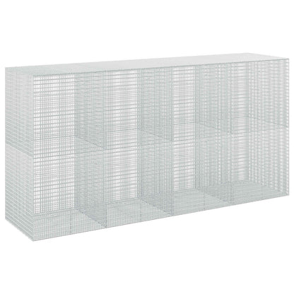 Gabion with 3.5 mm Wire and 5x2.5 cm Mesh 50x100x200 cm Height 200 cm Thickness 100 cm 50–1000 cm 400 cm