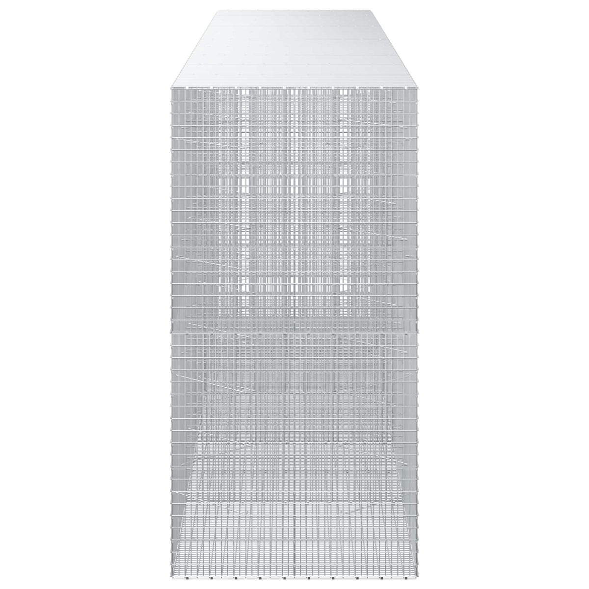 vidaXL Gabion with 3.5 mm Wire and 5x2.5 cm Mesh 500x100x200 cm 4