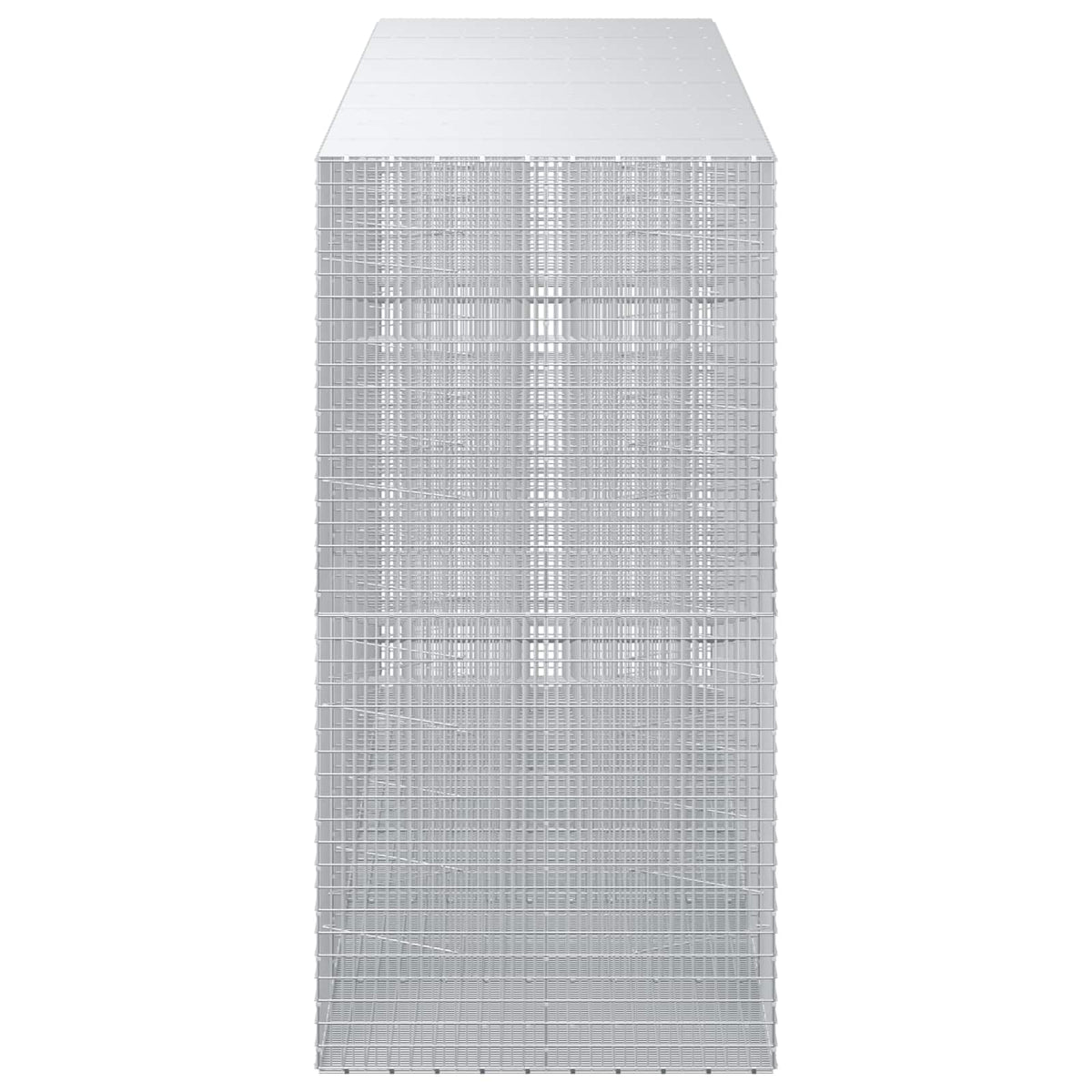 vidaXL Gabion with 3.5 mm Wire and 5x2.5 cm Mesh 550x100x200 cm 4