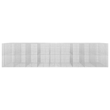 Gabion with 3.5 mm Wire and 5x2.5 cm Mesh 50x100x200 cm Height 200 cm Thickness 100 cm 50–1000 cm 900 cm