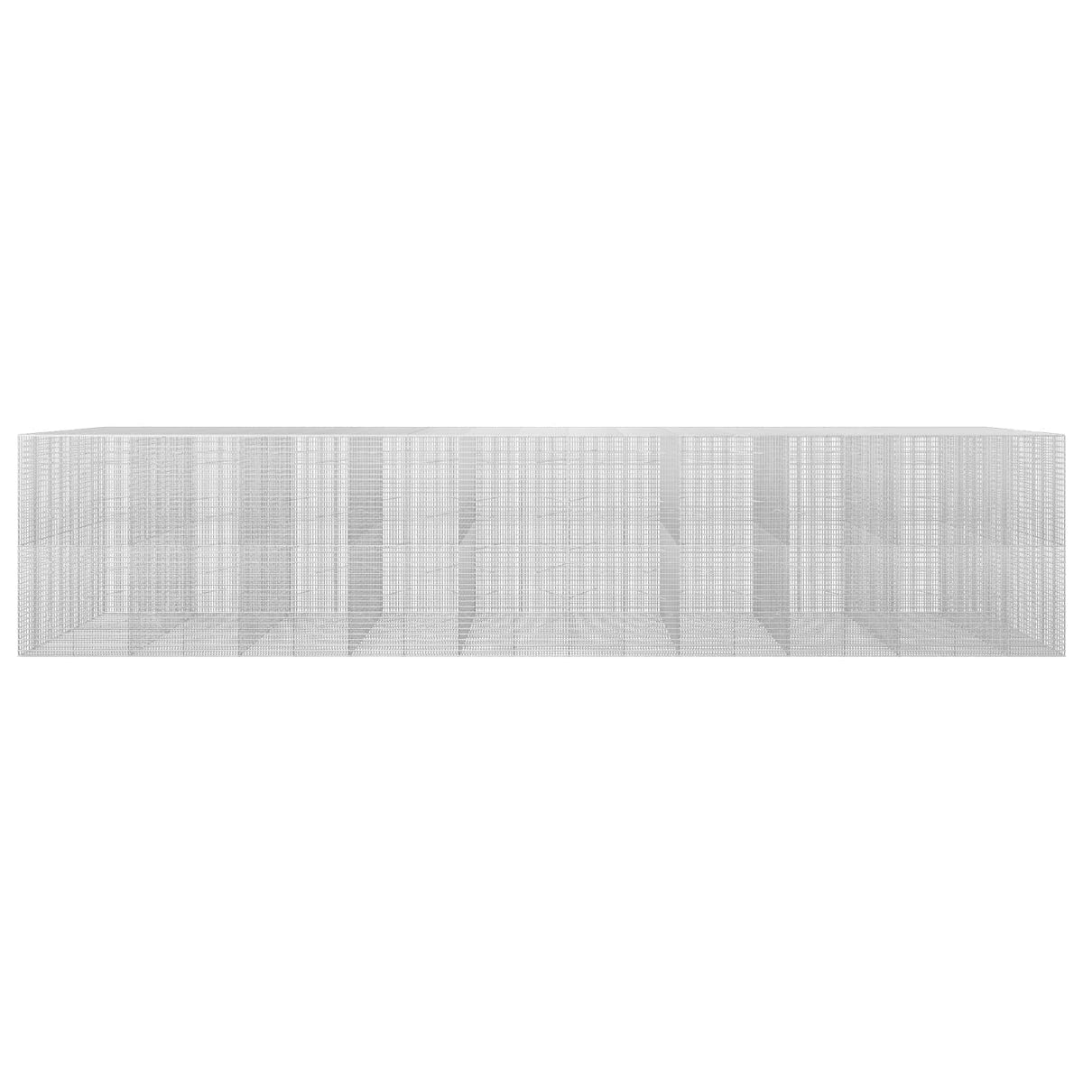 Gabion with 3.5 mm Wire and 5x2.5 cm Mesh 50x100x200 cm Height 200 cm Thickness 100 cm 50–1000 cm 950 cm