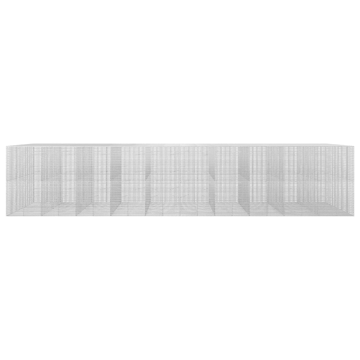 vidaXL Gabion with 3.5 mm Wire and 5x2.5 cm Mesh 1000x100x200 cm 3