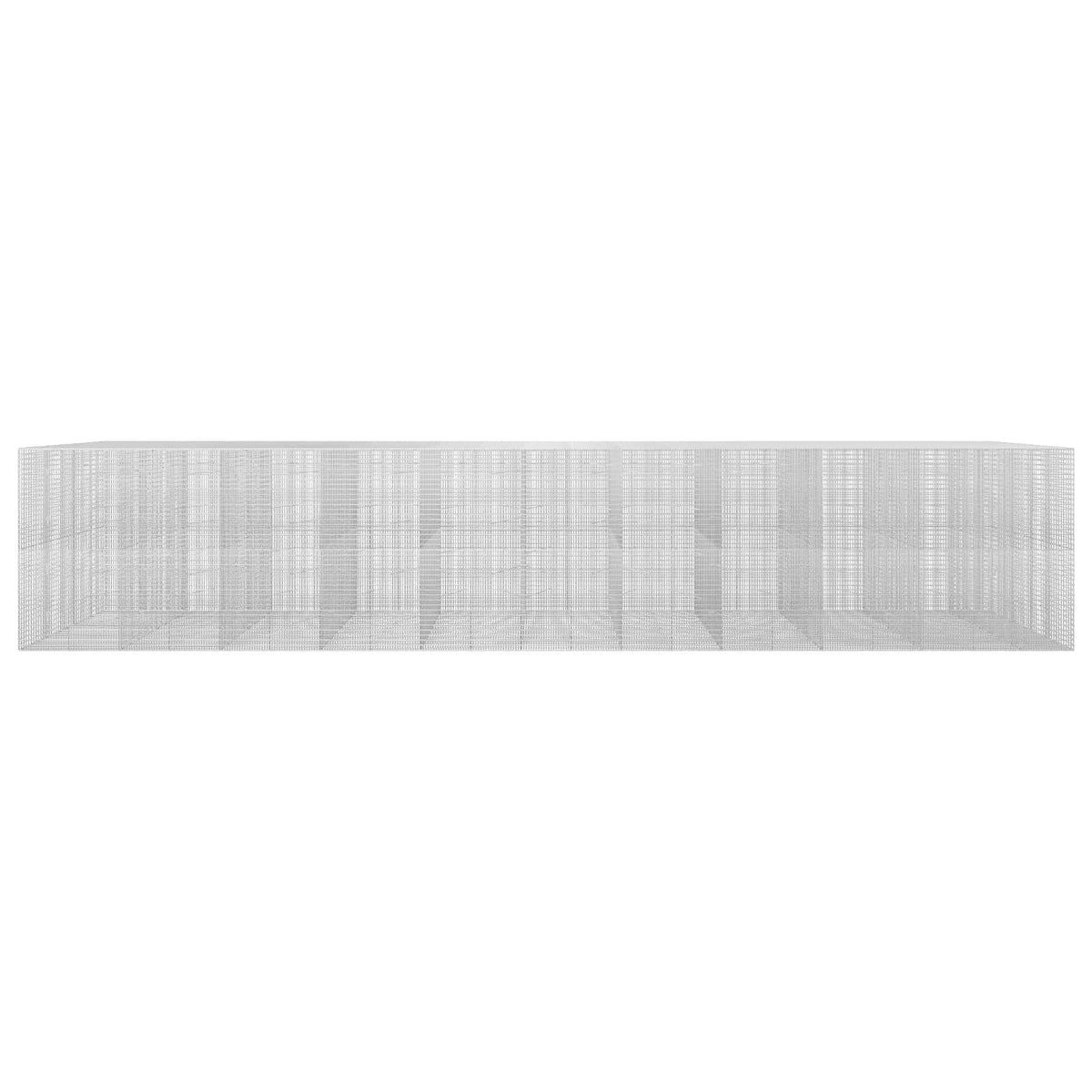 Gabion with 3.5 mm Wire and 5x2.5 cm Mesh 1050x100x200 cm Height 200 cm Thickness 100 cm 1050–1200 cm 1050 cm