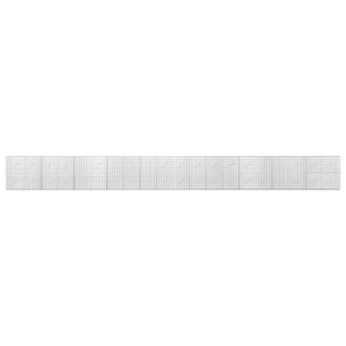 Gabion with 3.5 mm Wire and 5x5 cm Mesh 50x10x100 cm Height 100 cm Thickness 10 cm 50–1000 cm 1000 cm