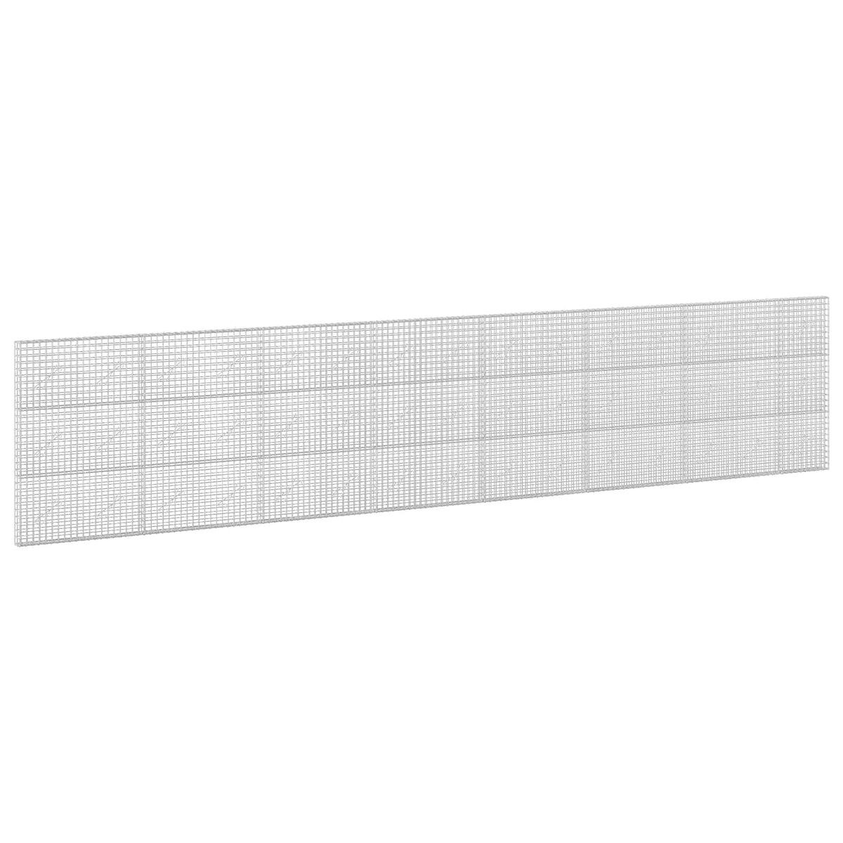 vidaXL Gabion with 3.5 mm Wire and 5x5 cm Mesh 750x10x150 cm 2