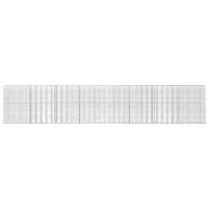 vidaXL Gabion with 3.5 mm Wire and 5x5 cm Mesh 800x10x150 cm 3