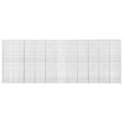vidaXL Gabion with 3.5 mm Wire and 5x5 cm Mesh 550x10x200 cm 3