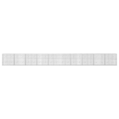 vidaXL Gabion with 3.5 mm Wire and 5x5 cm Mesh 1000x20x100 cm 3
