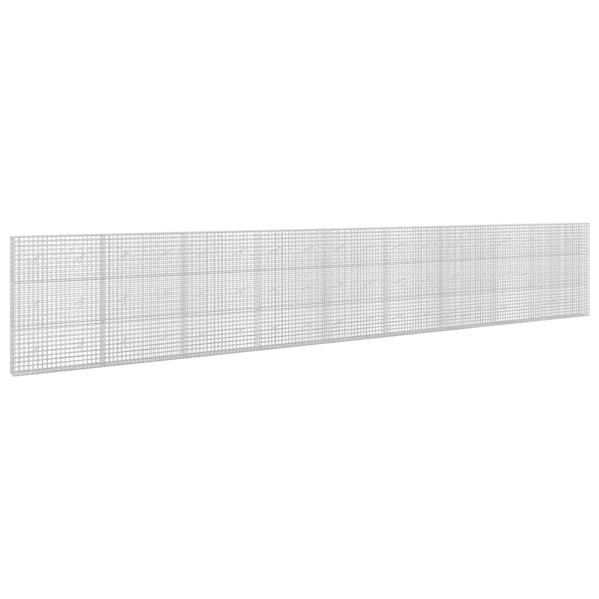 vidaXL Gabion with 3.5 mm Wire and 5x5 cm Mesh 900x20x150 cm 2