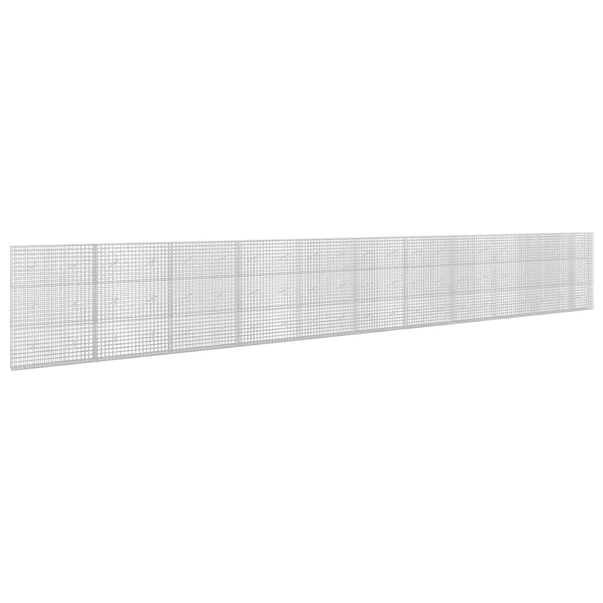 vidaXL Gabion with 3.5 mm Wire and 5x5 cm Mesh 1050x20x150 cm 2