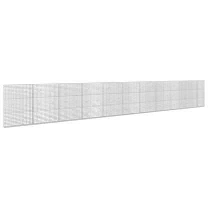 Gabion with 3.5 mm Wire and 5x5 cm Mesh 1050x20x150 cm Height 150 cm Thickness 20 cm 1050–1200 cm 1050 cm