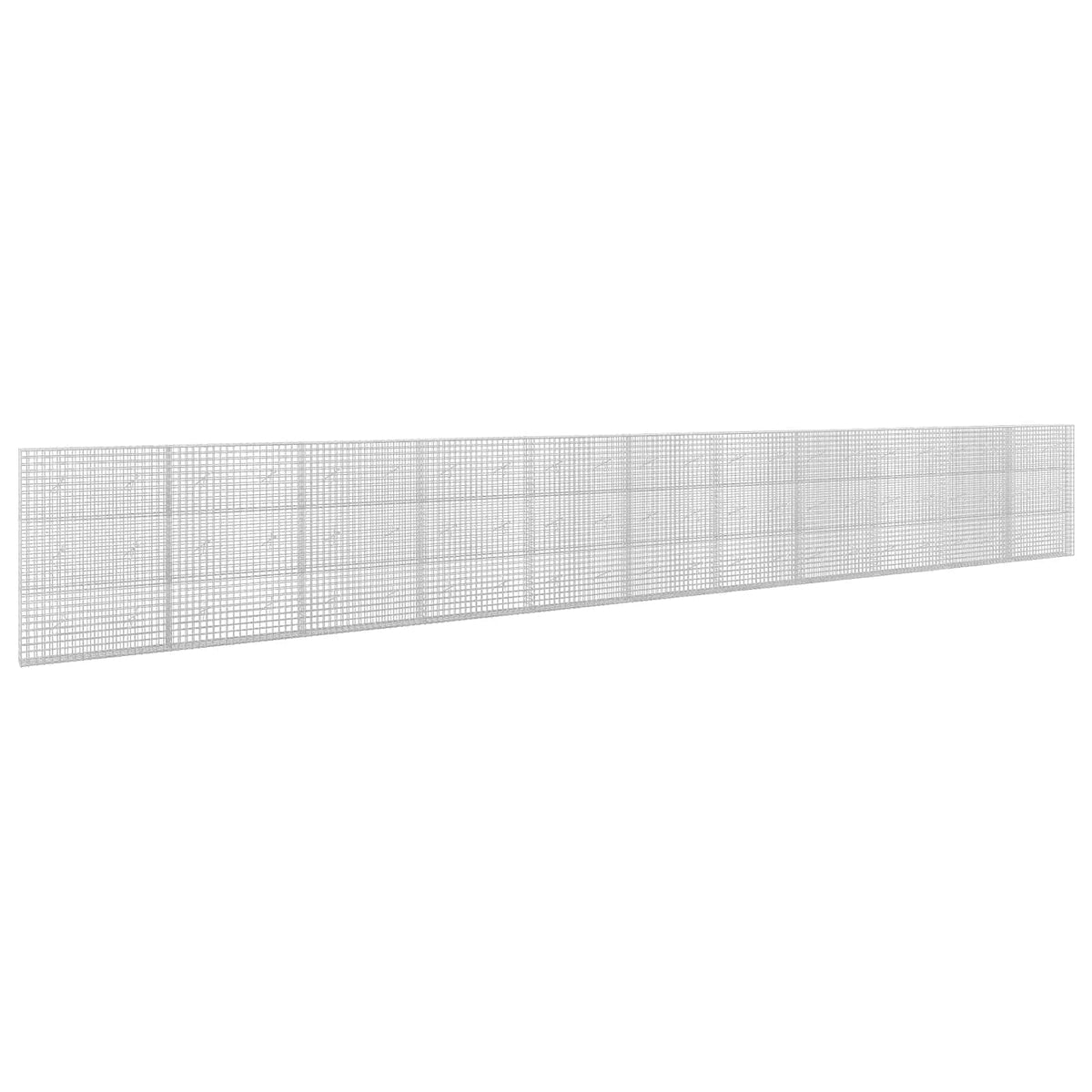 Gabion with 3.5 mm Wire and 5x5 cm Mesh 1050x20x150 cm Height 150 cm Thickness 20 cm 1050–1200 cm 1100 cm