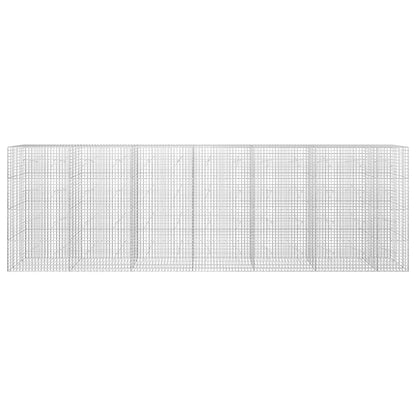vidaXL Gabion with 3.5 mm Wire and 5x5 cm Mesh 650x20x200 cm 3