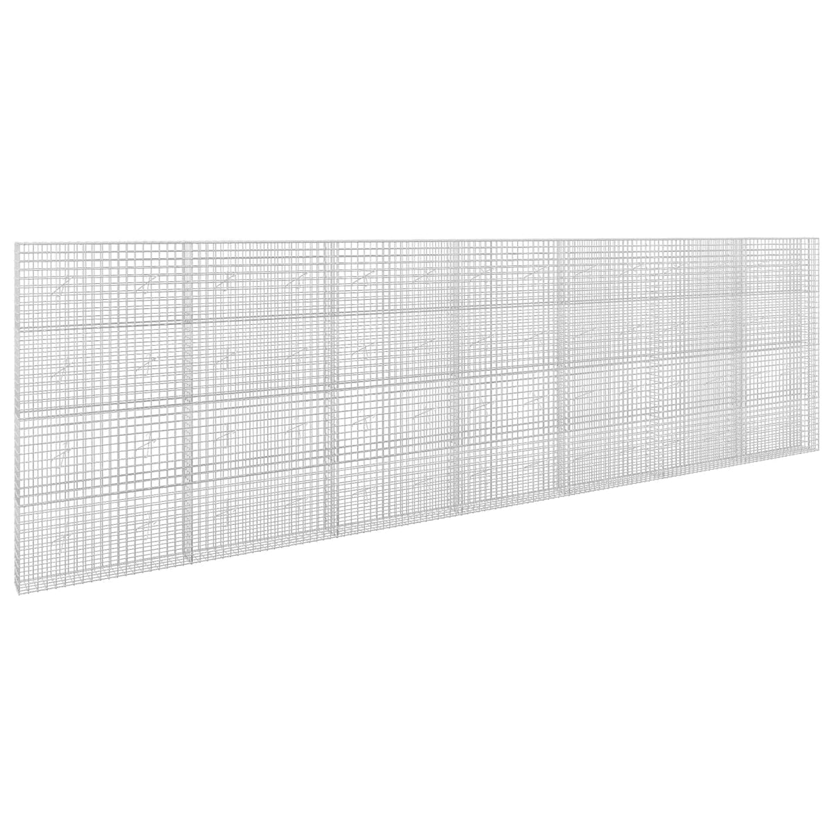 vidaXL Gabion with 3.5 mm Wire and 5x5 cm Mesh 700x20x200 cm 2
