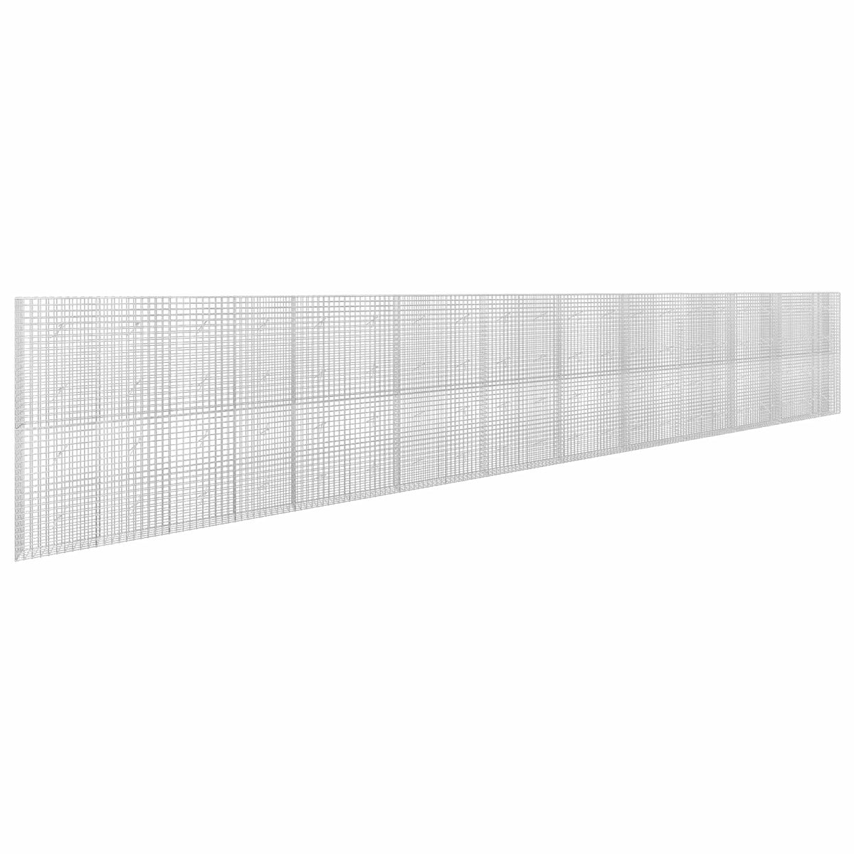 vidaXL Gabion with 3.5 mm Wire and 5x5 cm Mesh 1050x20x200 cm 2