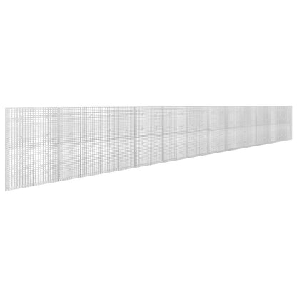 vidaXL Gabion with 3.5 mm Wire and 5x5 cm Mesh 1200x20x200 cm 2