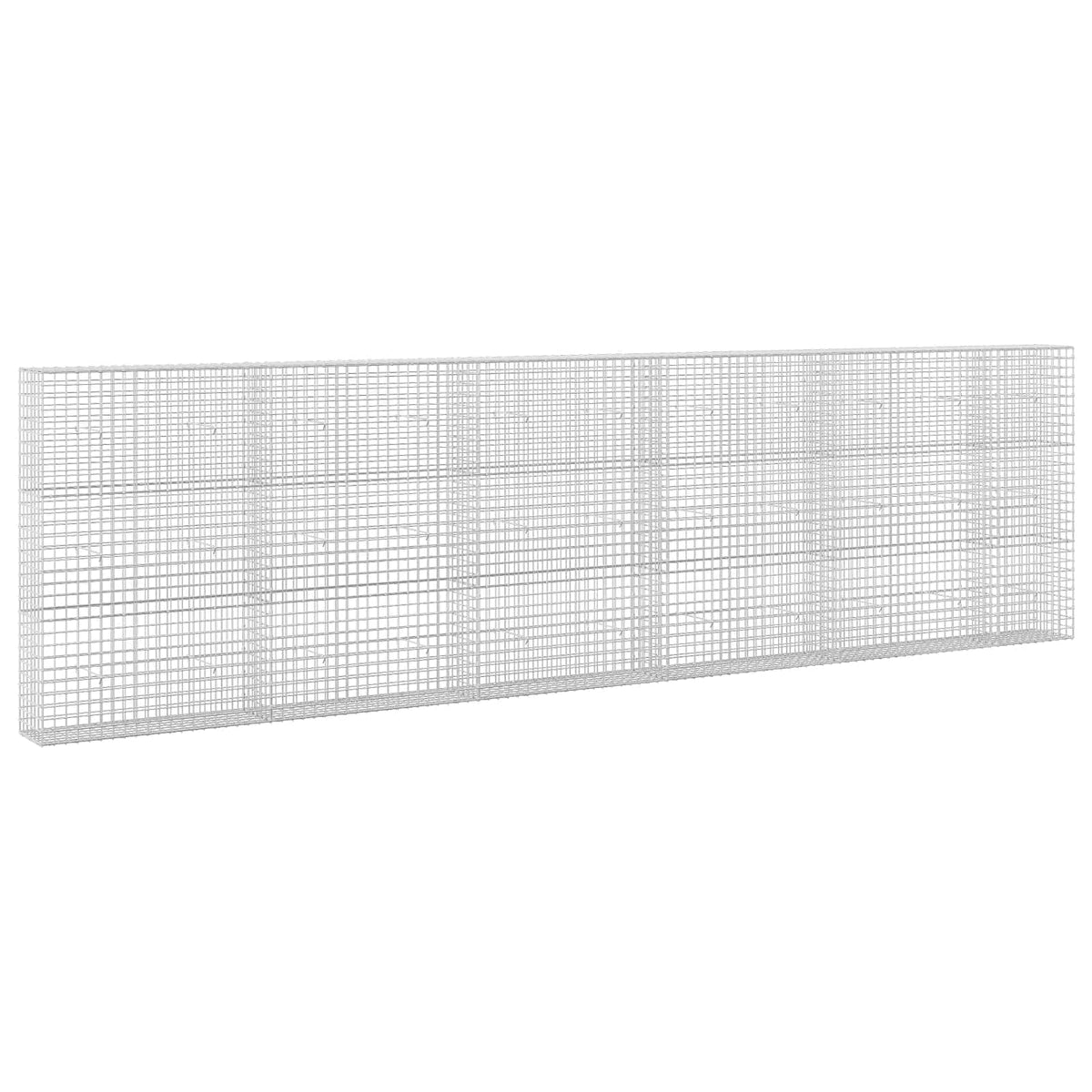 vidaXL Gabion with 3.5 mm Wire and 5x5 cm Mesh 550x30x150 cm 2
