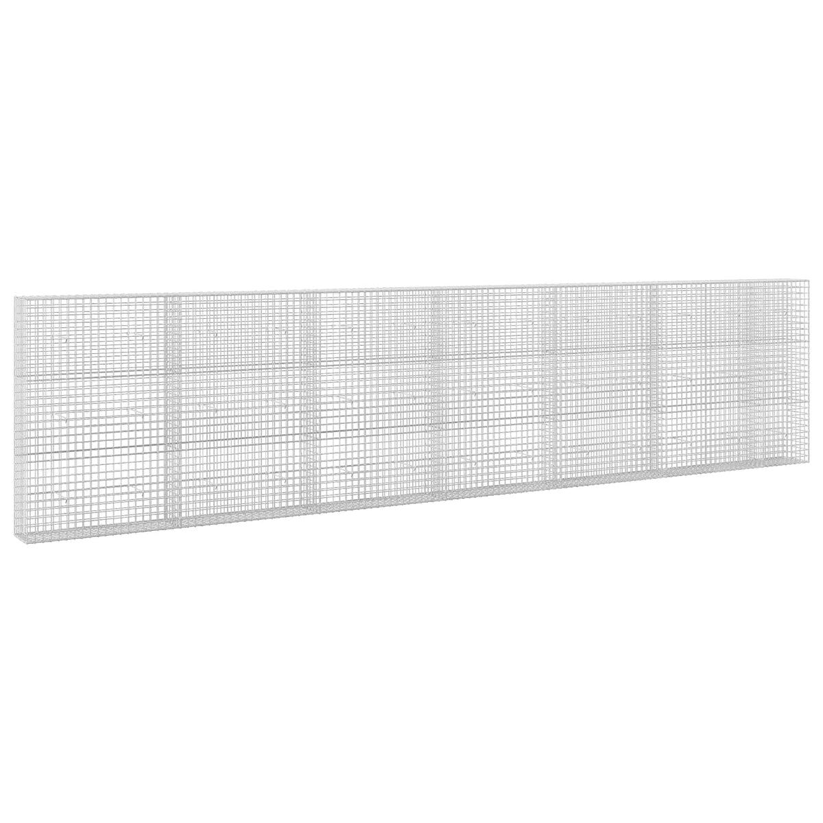 vidaXL Gabion with 3.5 mm Wire and 5x5 cm Mesh 650x30x150 cm 2
