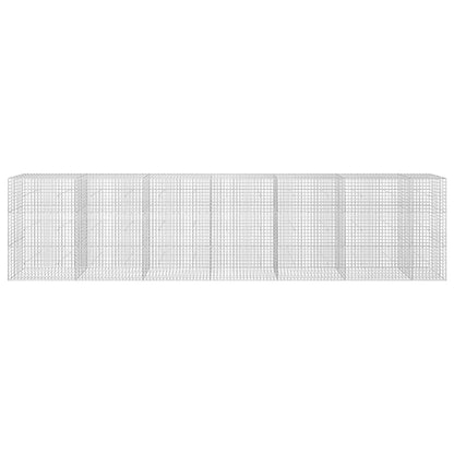 vidaXL Gabion with 3.5 mm Wire and 5x5 cm Mesh 650x30x150 cm 3