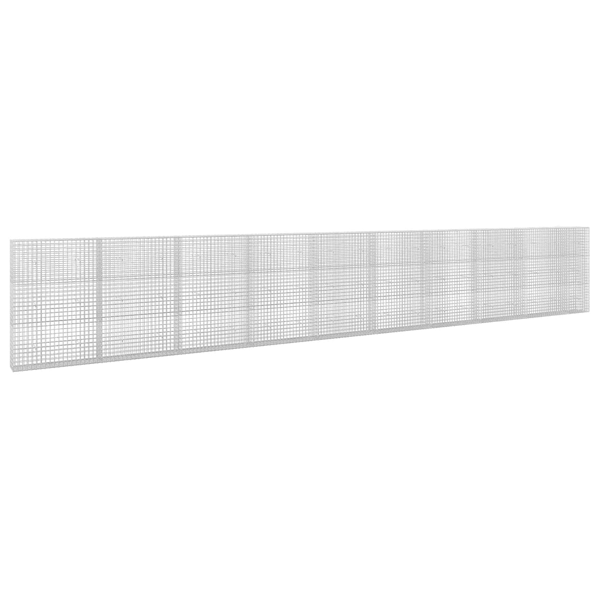 vidaXL Gabion with 3.5 mm Wire and 5x5 cm Mesh 1000x30x150 cm 2