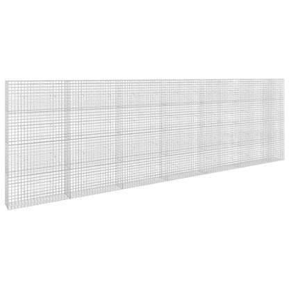 vidaXL Gabion with 3.5 mm Wire and 5x5 cm Mesh 650x30x200 cm 2