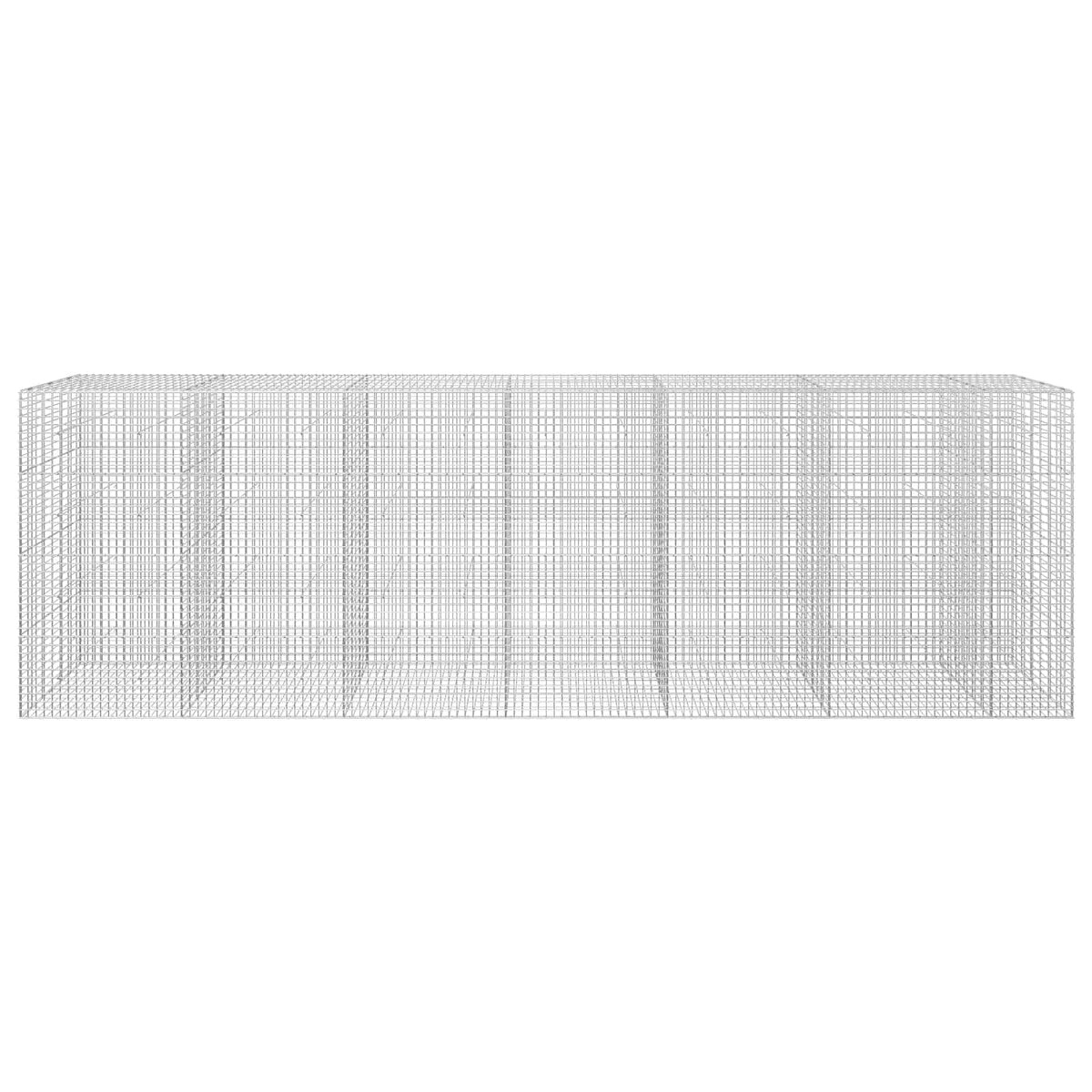 vidaXL Gabion with 3.5 mm Wire and 5x5 cm Mesh 650x30x200 cm 3