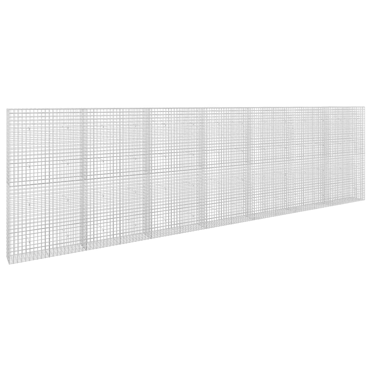 vidaXL Gabion with 3.5 mm Wire and 5x5 cm Mesh 700x30x200 cm 2