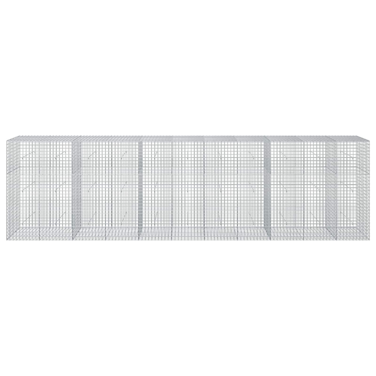 vidaXL Gabion with 3.5 mm Wire and 5x5 cm Mesh 550x50x150 cm 3
