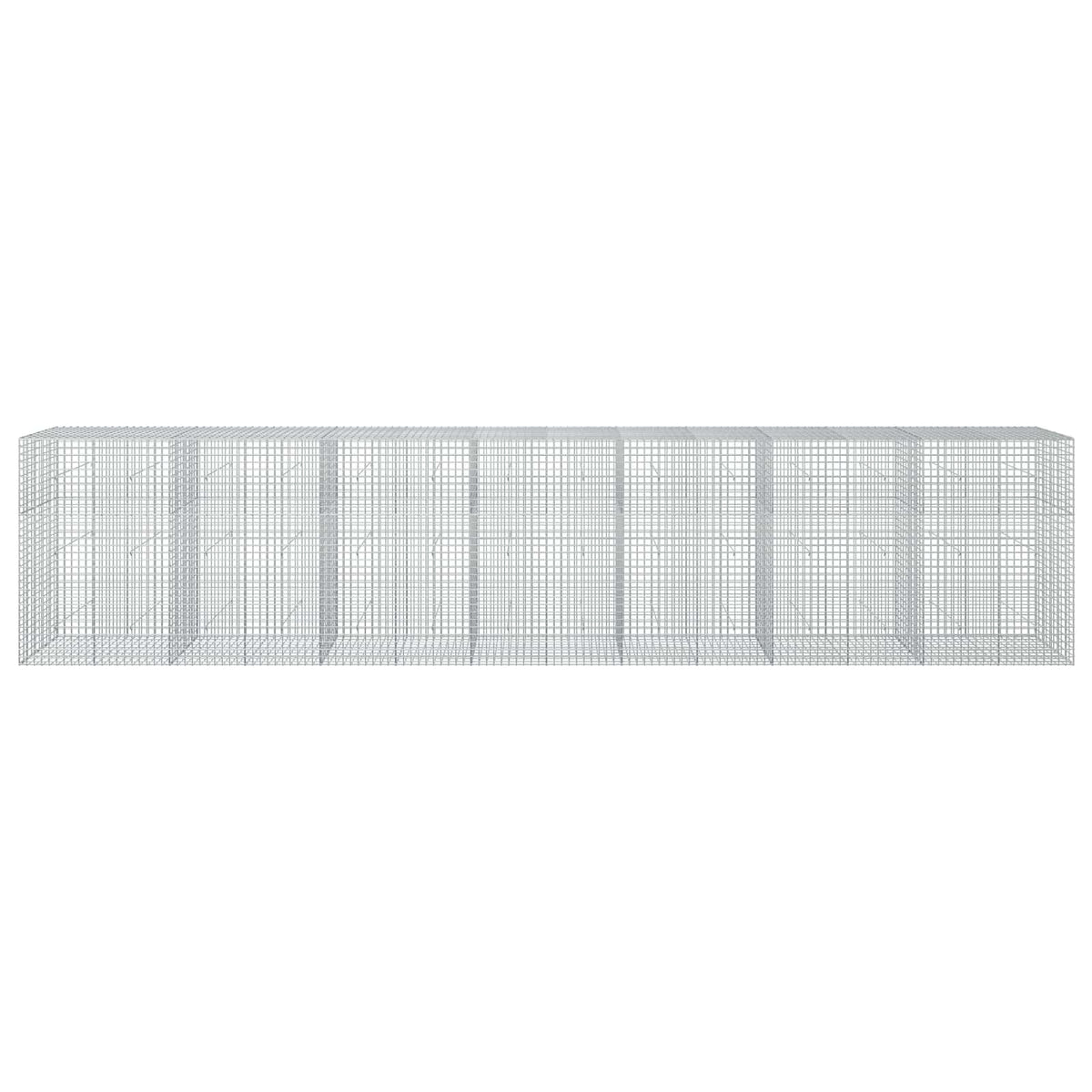 vidaXL Gabion with 3.5 mm Wire and 5x5 cm Mesh 700x50x150 cm 3