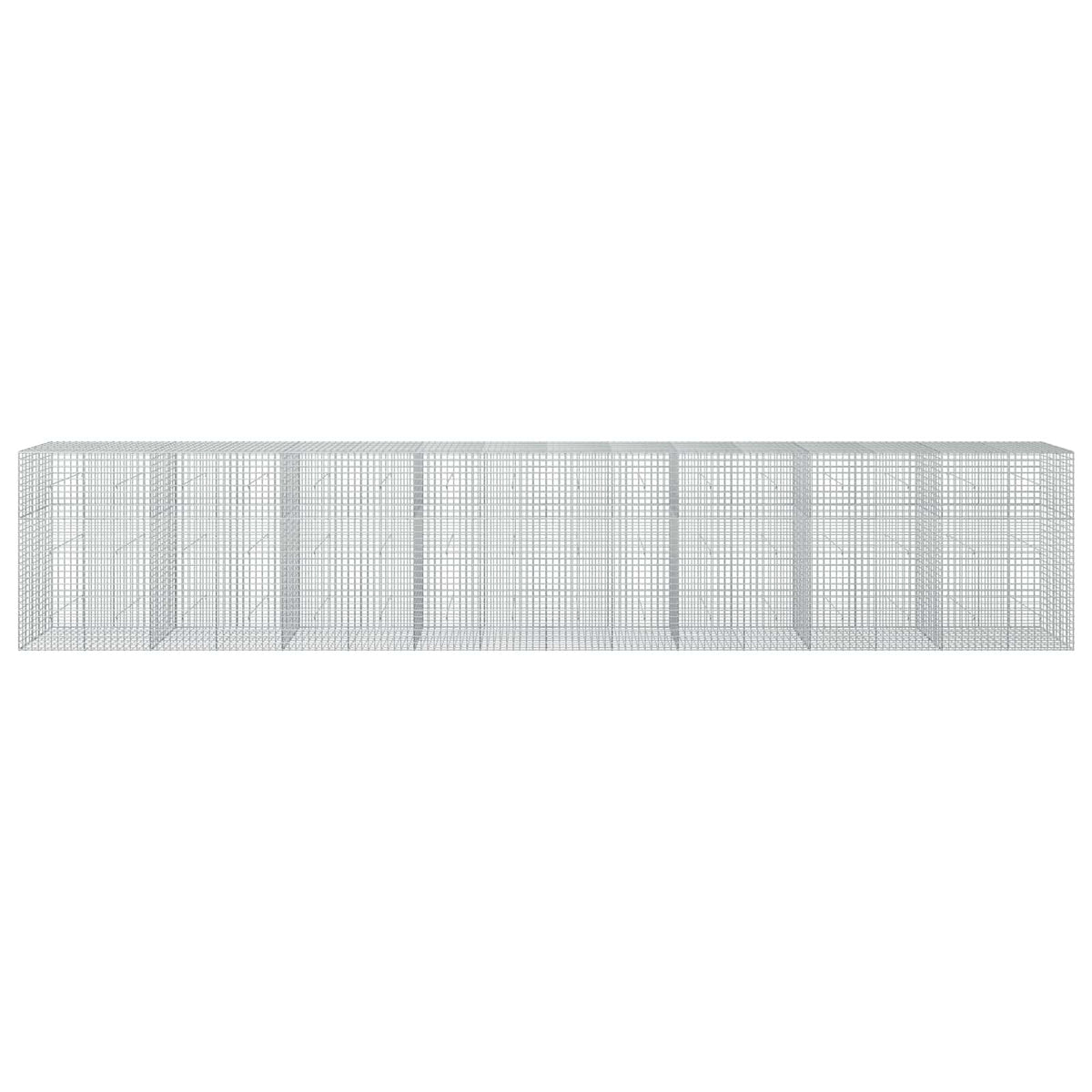 vidaXL Gabion with 3.5 mm Wire and 5x5 cm Mesh 800x50x150 cm 3