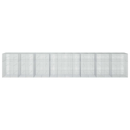 vidaXL Gabion with 3.5 mm Wire and 5x5 cm Mesh 800x50x150 cm 3