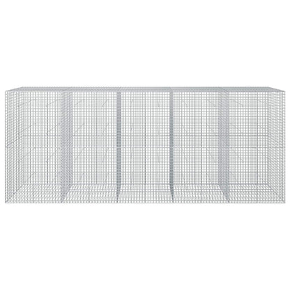 vidaXL Gabion with 3.5 mm Wire and 5x5 cm Mesh 500x50x200 cm 3