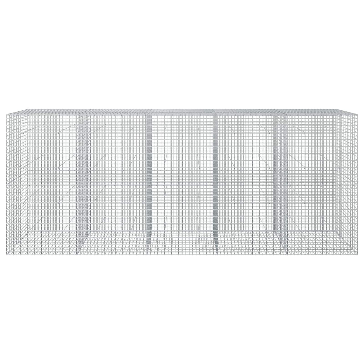 Gabion with 3.5 mm Wire and 5x5 cm Mesh 50x50x200 cm Height 200 cm Thickness 50 cm 50–1000 cm 500 cm