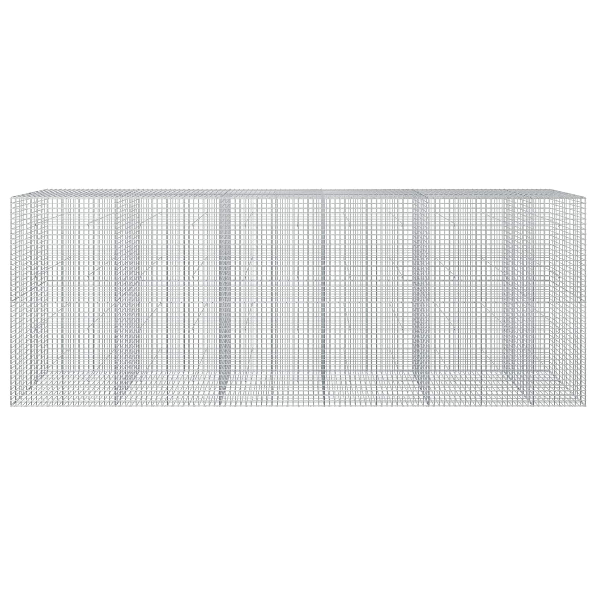 Gabion with 3.5 mm Wire and 5x5 cm Mesh 50x50x200 cm Height 200 cm Thickness 50 cm 50–1000 cm 550 cm
