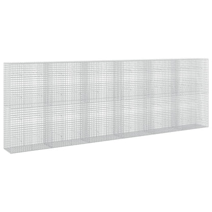 vidaXL Gabion with 3.5 mm Wire and 5x5 cm Mesh 600x50x200 cm 2