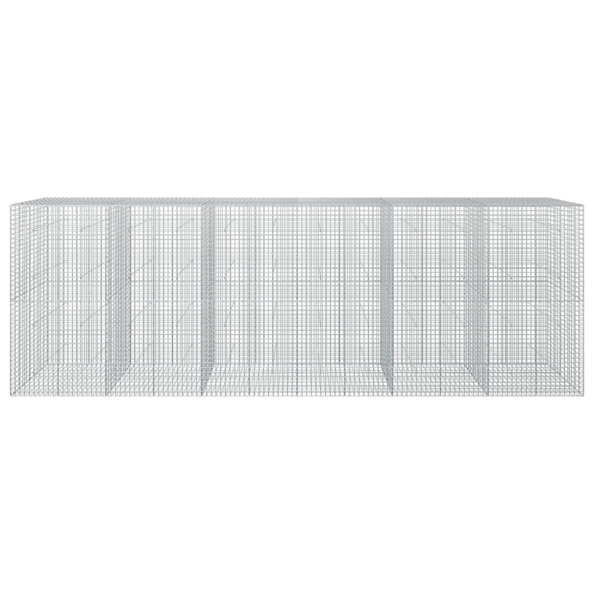 Gabion with 3.5 mm Wire and 5x5 cm Mesh 50x50x200 cm Height 200 cm Thickness 50 cm 50–1000 cm 600 cm
