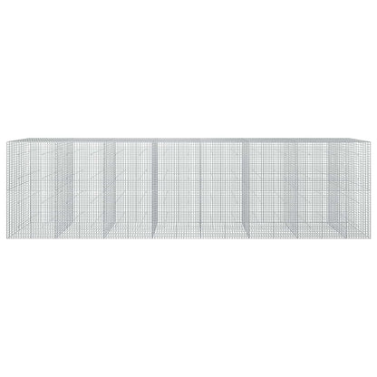 Gabion with 3.5 mm Wire and 5x5 cm Mesh 50x50x200 cm Height 200 cm Thickness 50 cm 50–1000 cm 750 cm