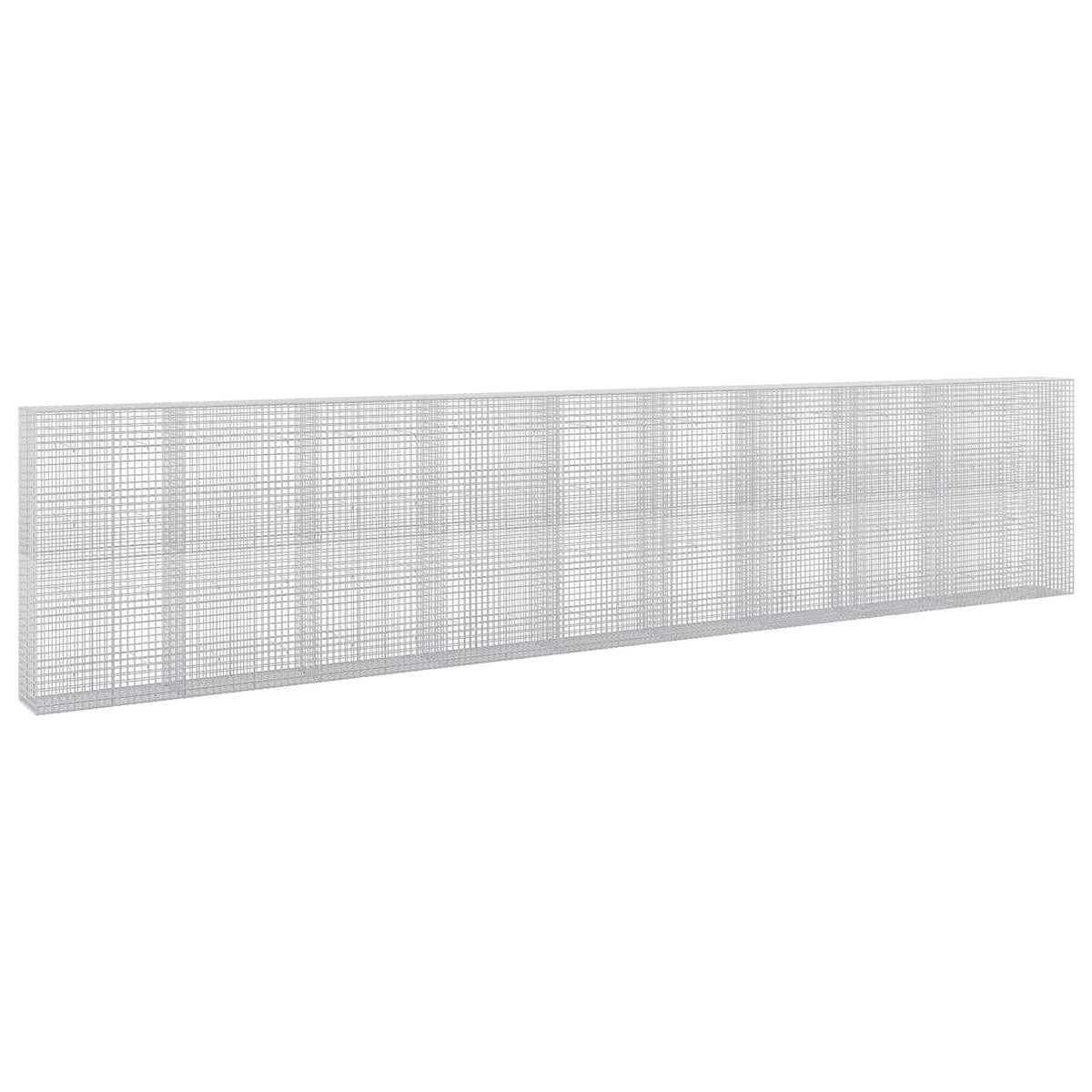 vidaXL Gabion with 3.5 mm Wire and 5x5 cm Mesh 950x50x200 cm 2