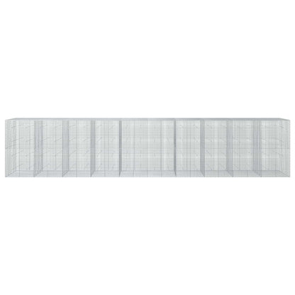 Gabion with 3.5 mm Wire and 5x5 cm Mesh 50x50x200 cm Height 200 cm Thickness 50 cm 50–1000 cm 1000 cm