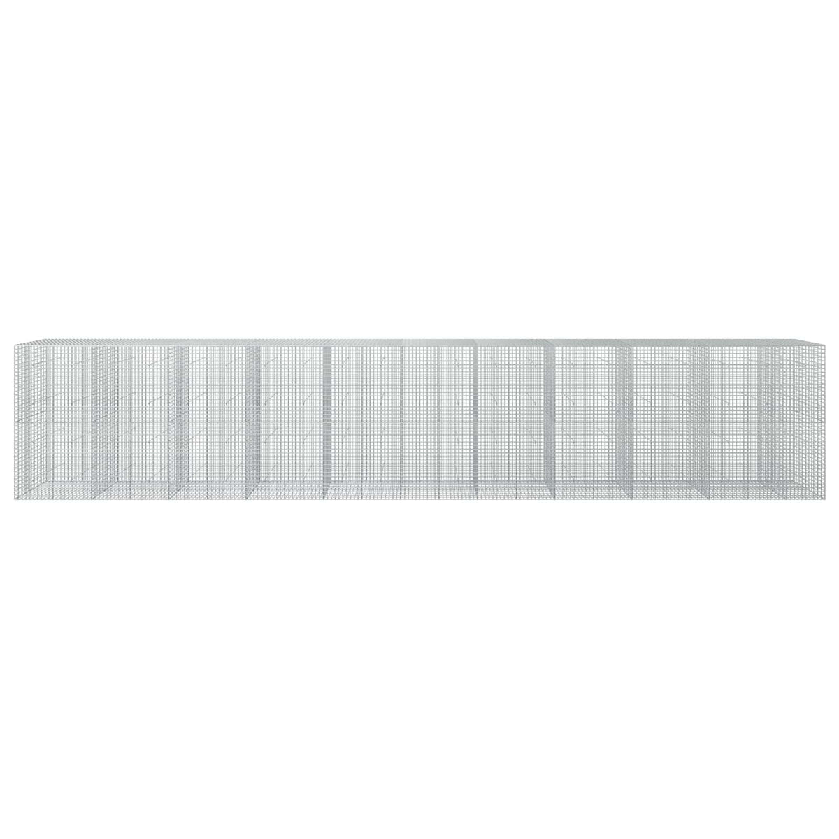 vidaXL Gabion with 3.5 mm Wire and 5x5 cm Mesh 1050x50x200 cm 3