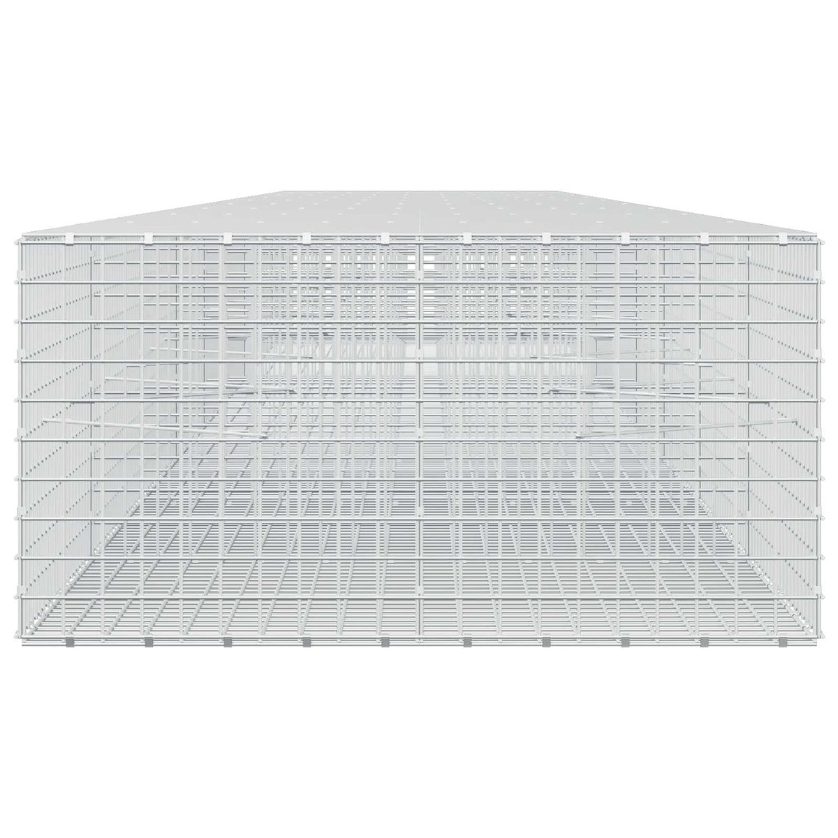 vidaXL Gabion with 3.5 mm Wire and 5x5 cm Mesh 900x100x50 cm 4