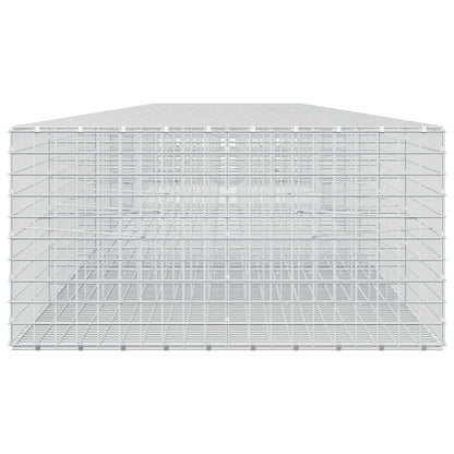 vidaXL Gabion with 3.5 mm Wire and 5x5 cm Mesh 900x100x50 cm 4
