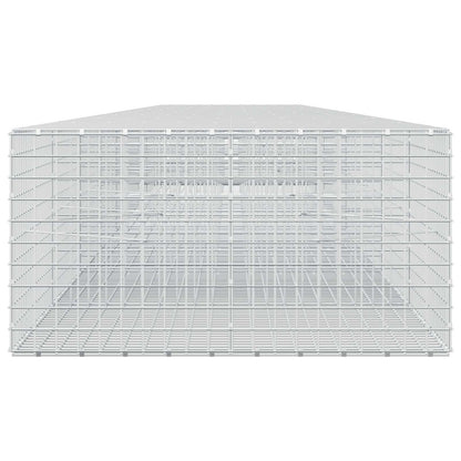 vidaXL Gabion with 3.5 mm Wire and 5x5 cm Mesh 950x100x50 cm 4