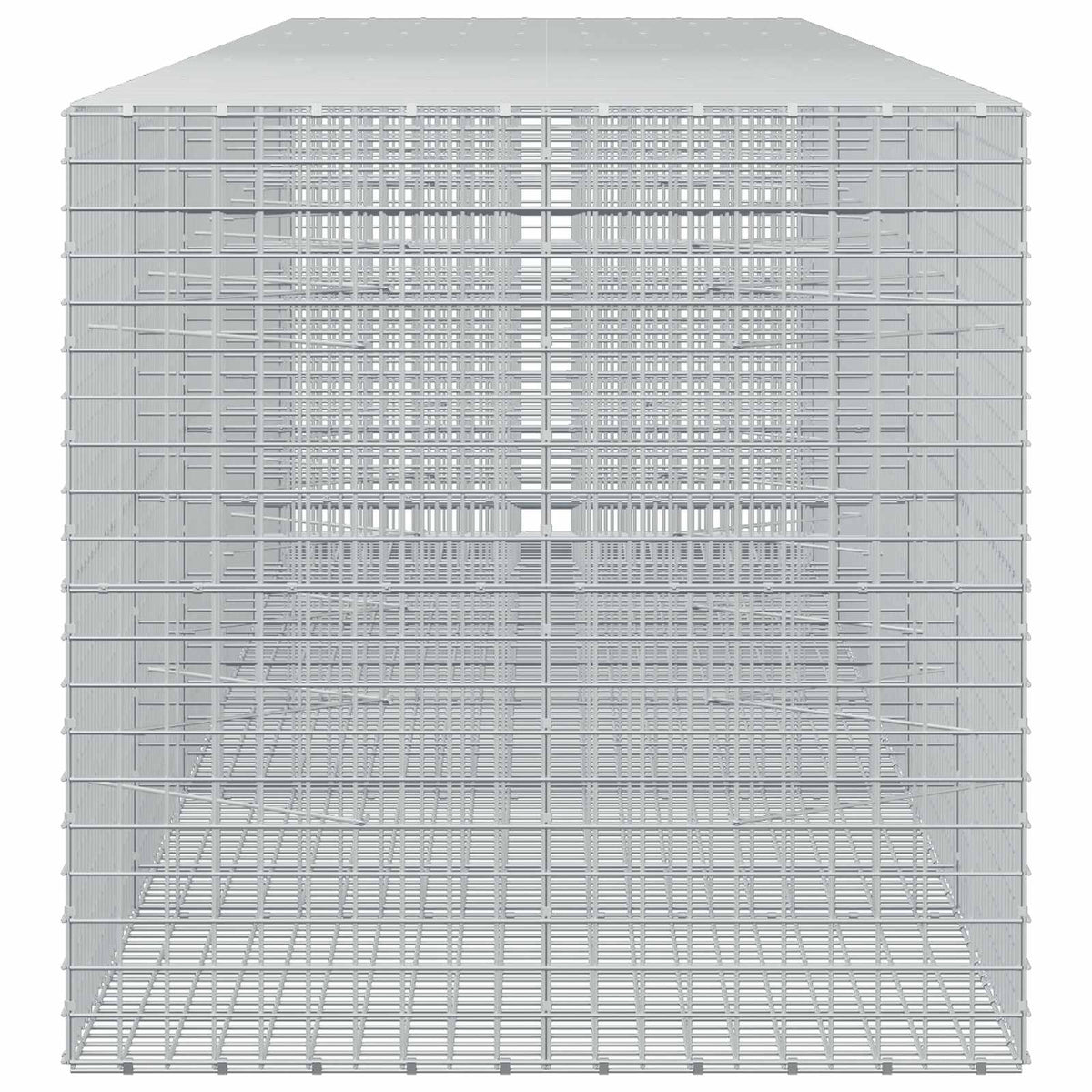vidaXL Gabion with 3.5 mm Wire and 5x5 cm Mesh 550x100x100 cm 4