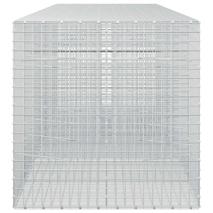 vidaXL Gabion with 3.5 mm Wire and 5x5 cm Mesh 650x100x100 cm 4