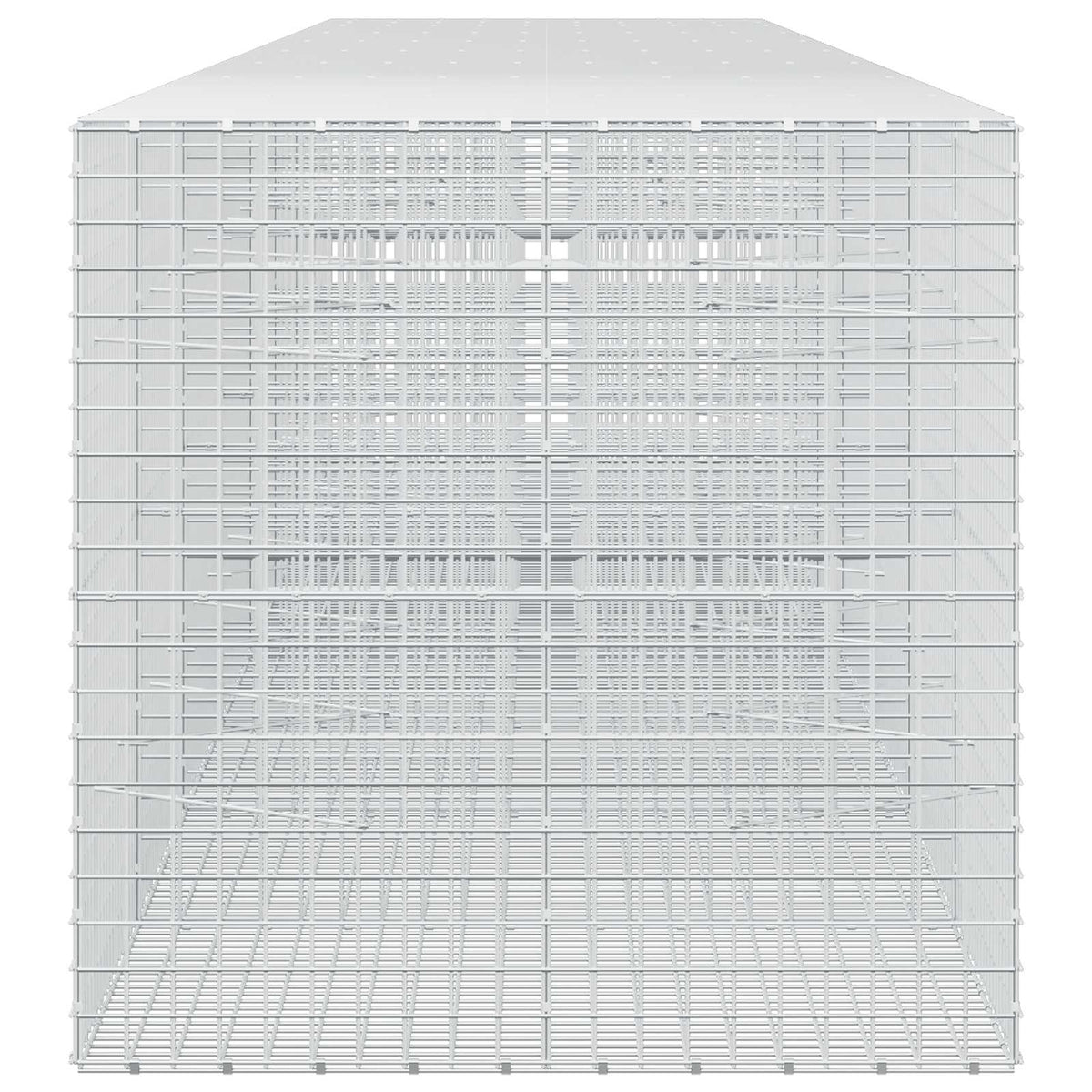 vidaXL Gabion with 3.5 mm Wire and 5x5 cm Mesh 800x100x100 cm 4
